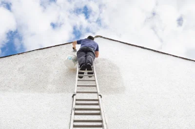 Peinture extérieure à Marcenat — façades et ravalement